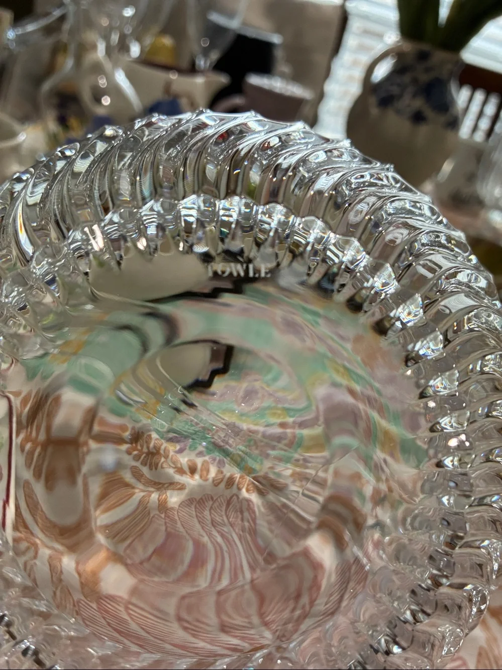 Towle Crystal 1980s vintage